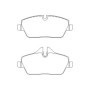 BMW 118d 02|07-07|12 Plaquettes de frein AVANT