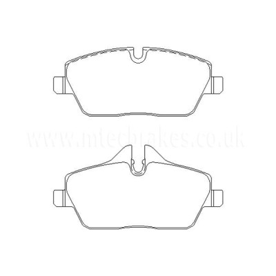 BMW 118d LCI Phase 2 02|07-07|12 Plaquettes de frein AVANT