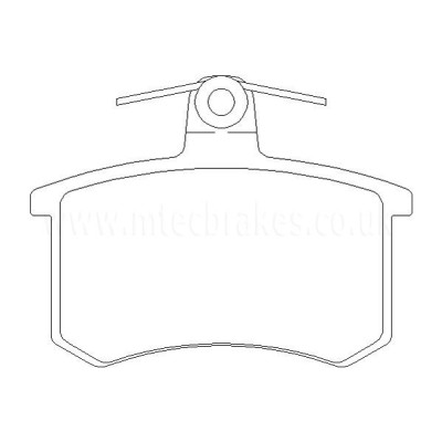 Image de Audi 90 Quattro 2.3i 01/87-05/88 Plaquettes de frein ARRIERE - Brake and Spacers