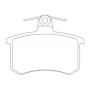 Image de Audi Croma 2.0 IE 05|86-01|87 Plaquettes de frein ARRIERE - Brake and Spacers