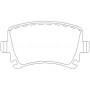 Image de Audi TT 2.0T FSi 200cv 03/07-12/10 Plaquettes de frein ARRIERE - Brake and Spacers