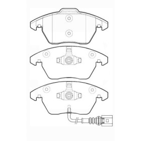 Image de Audi TT 2.0T FSi Quattro 05|10-06|15 Plaquettes de frein AVANT - Brake and Spacers