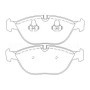 Audi Golf 3.2 V6 R32 4Motion 10|02-04|04 Plaquettes de frein AVANT