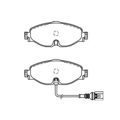 Audi A3 1.4 TFSi 150cv 04/2014-04/2018 Plaquettes de frein AVANT