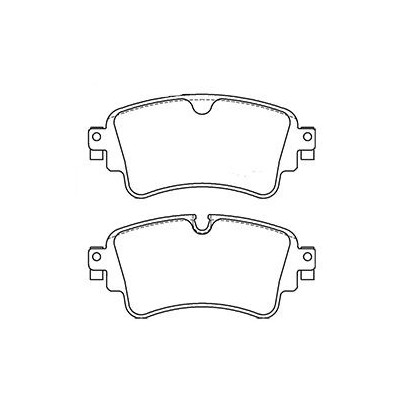 Audi A4 Avant 3.0 TDi 215cv 09/15-08/19 Plaquettes de Frein ARRIERE