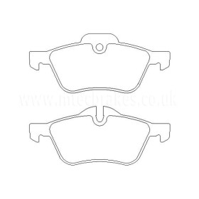 Audi Mini I 1.6 Cooper 03|03-12|06 Plaquettes de frein AVANT