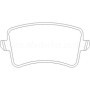 Audi A4 3.2 FSi 01/09-08/12 Plaquettes de Frein ARRIERE