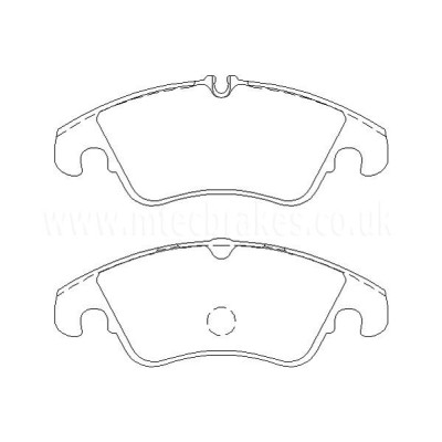 Audi A5 Quattro 3.2 261cv 2007-2011 Plaquettes de frein AVANT