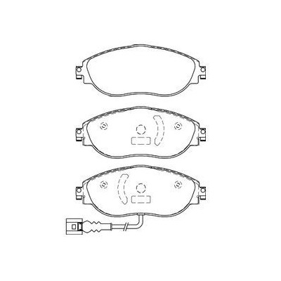 Audi Leon Break 1.4 e-Hybrid Break 11/2020- Plaquettes de frein AVANT