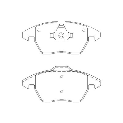 Audi A1 1.4 TFSi 183cv 11/2010-09/2015 Plaquettes de frein AVANT