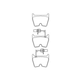 Audi RS6 4.2 Quattro (445cv) 09/02-06/04 Plaquettes de frein AVANT