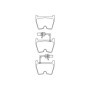 Audi RS5 4.2 FSi Quattro 02/13-04/16 Plaquettes de frein AVANT