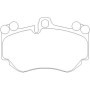 Audi Cayenne Turbo S 4.5 (955|957)02|06-04|07 Plaquettes de frein AVANT