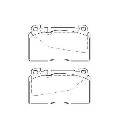 Audi Q5 2.0 TDi Quattro 140cv 10/13-12/13 Plaquettes de frein AVANT