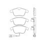 Audi Q3 2.0 TDi Quattro 177cv 07|11-09|15 Plaquettes de frein AVANT