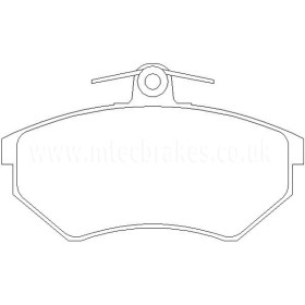 Audi Golf 1.8 GTi G60 01|88-01|92 Plaquettes de frein AVANT
