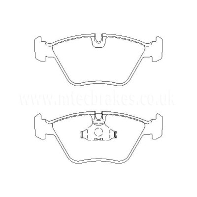 Audi 80 Quattro 1.8 11/86-10/89 Plaquettes de frein AVANT