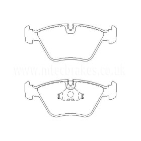 Audi XKR 4.0 Supercharged 05|98-09|02 Plaquettes de frein AVANT