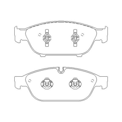 Audi A6 Avant 3.0 BiTDi Quattro 12/11-04/15 Plaquettes de frein AVANT