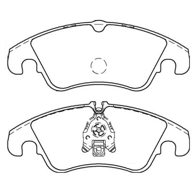 Audi A6 Avant 3.0 BiTDi Quattro 12/11-04/15 Plaquettes de frein AVANT