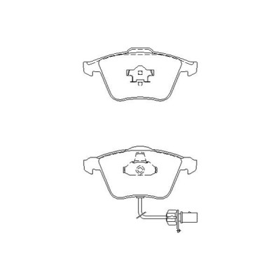 Audi A6 Allroad Quattro 3.0 TFSi 01|09-03|12 Plaquettes de frein AVANT