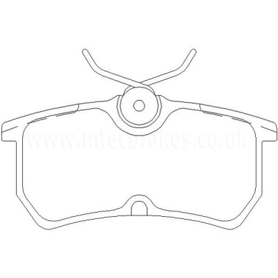Ford Focus 2.0 10|98-04|05 Plaquettes de frein ARRIERE