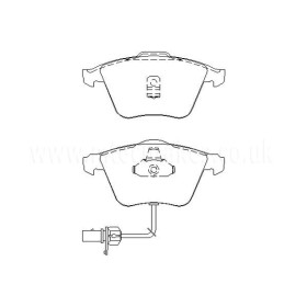 Audi A6 Avant 3.0 Quattro 08|01-12|04 Plaquettes de frein AVANT