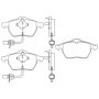 Audi A6 Avant 2.8 04|98-06|99 Plaquettes de frein AVANT