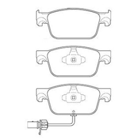 Audi A4 2.0 TFSi (150cv) 09/18- Plaquettes de frein AVANT