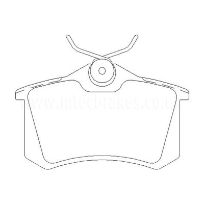 Audi 405 Break 1.8 03|94-06|97 Plaquettes de frein ARRIERE