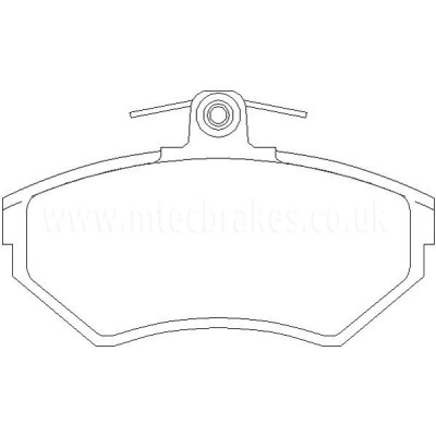 Audi A4 Avant 1.9 TDi 110cv 08/1997-02/1999 Plaquettes de frein AVANT