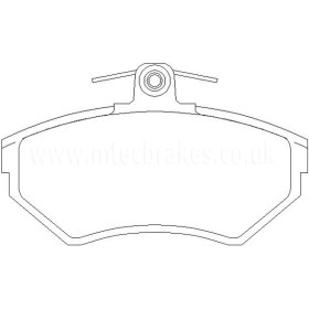 Audi A4 1.8 08/1997-02/1999 Plaquettes de frein AVANT