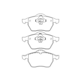 Audi A4 Avant 1.9 TDi 110cv 03/1996-07/1997 Plaquettes de frein AVANT