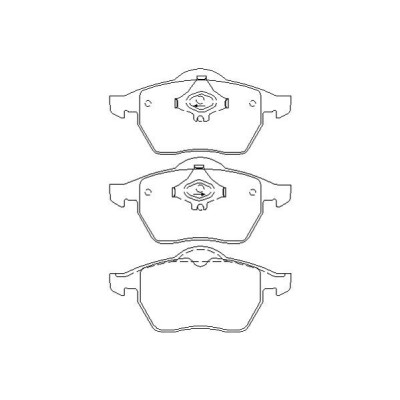 Audi A4 Avant 1.9 TDi 110cv 03/1996-07/1997 Plaquettes de frein AVANT