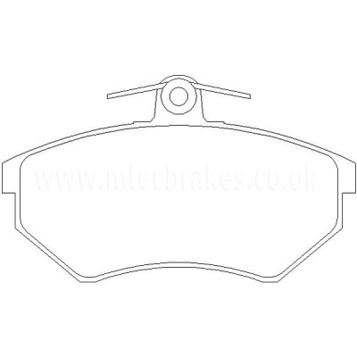 Audi A4 1.6 03/1995-02/1999 Plaquettes de frein AVANT