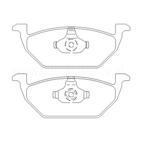 Audi Up! 1.0 03/12-12/2020 Plaquettes de frein AVANT