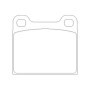 Audi Golf 1.6 01|74-01|78 Plaquettes de frein AVANT