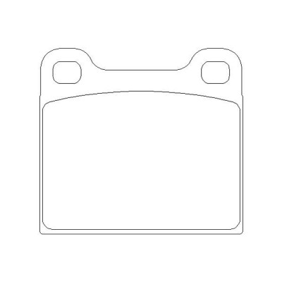 Audi Golf 1.6D 01|80-01|83 Plaquettes de frein AVANT