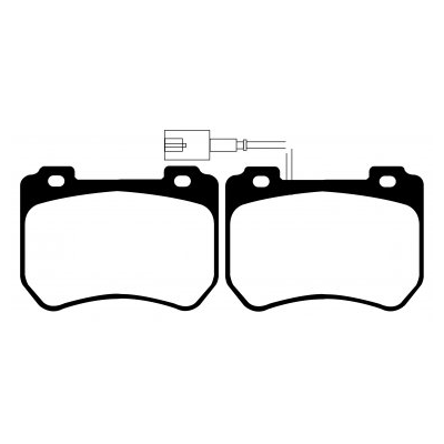 Alfa Romeo Spider 2.2 JTS 08/06-03/11 Plaquettes de frein AVANT