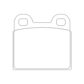 Alfa Romeo Beetle 1200 01|67-11|77 Plaquettes de frein ARRIERE