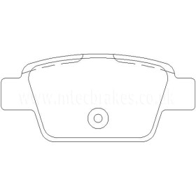 Alfa Romeo Stilo 1.8 16v 02|02-01|06 Plaquettes de frein ARRIERE