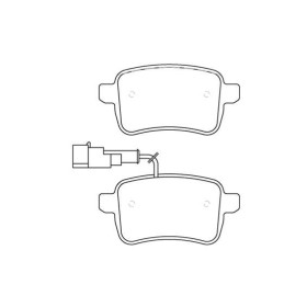 Alfa Romeo Giulietta 2.0 JTDM 170cv 05/10-12/14 Plaquettes de frein ARRIERE