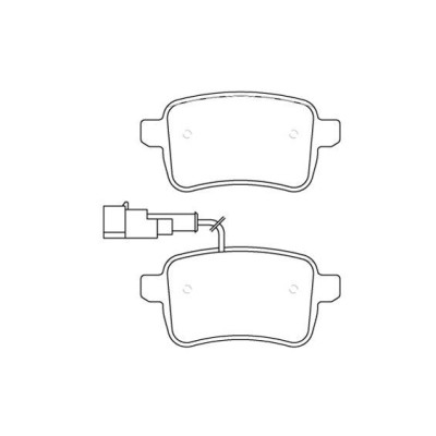 Alfa Romeo Giulietta 2.0 JTDM 175cv 03/14- Plaquettes de frein ARRIERE