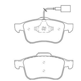 Alfa Romeo Giulietta 2.0 JTDM 170cv 05/10-12/14 Plaquettes de frein AVANT