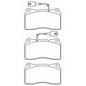 Alfa Romeo Giulietta 1.4 TB Multiair 170cv 05|10- Plaquettes de frein AVANT