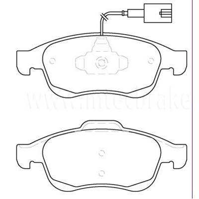 Alfa Romeo Giulietta 1.6 JTDM 120cv 05/15- Plaquettes de frein AVANT