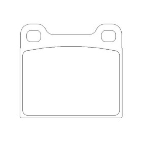 Alfa Romeo Alfetta 01/79-01/83 Plaquettes de frein AVANT