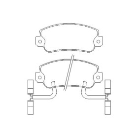 Alfa Romeo 33 1.5 06/83-12/85 Plaquettes de frein AVANT
