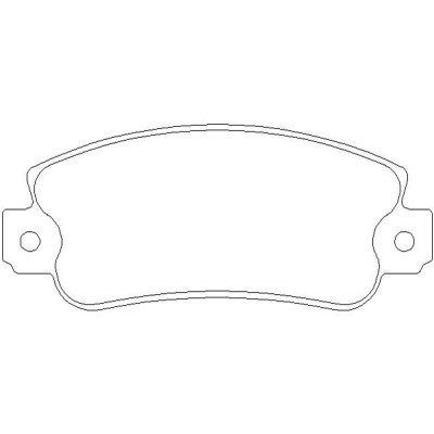 Alfa Romeo Arna 1.2 11/84-05/86 Plaquettes de frein AVANT