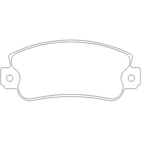 Alfa Romeo Arna 1.3 05/85-05/86 Plaquettes de frein AVANT